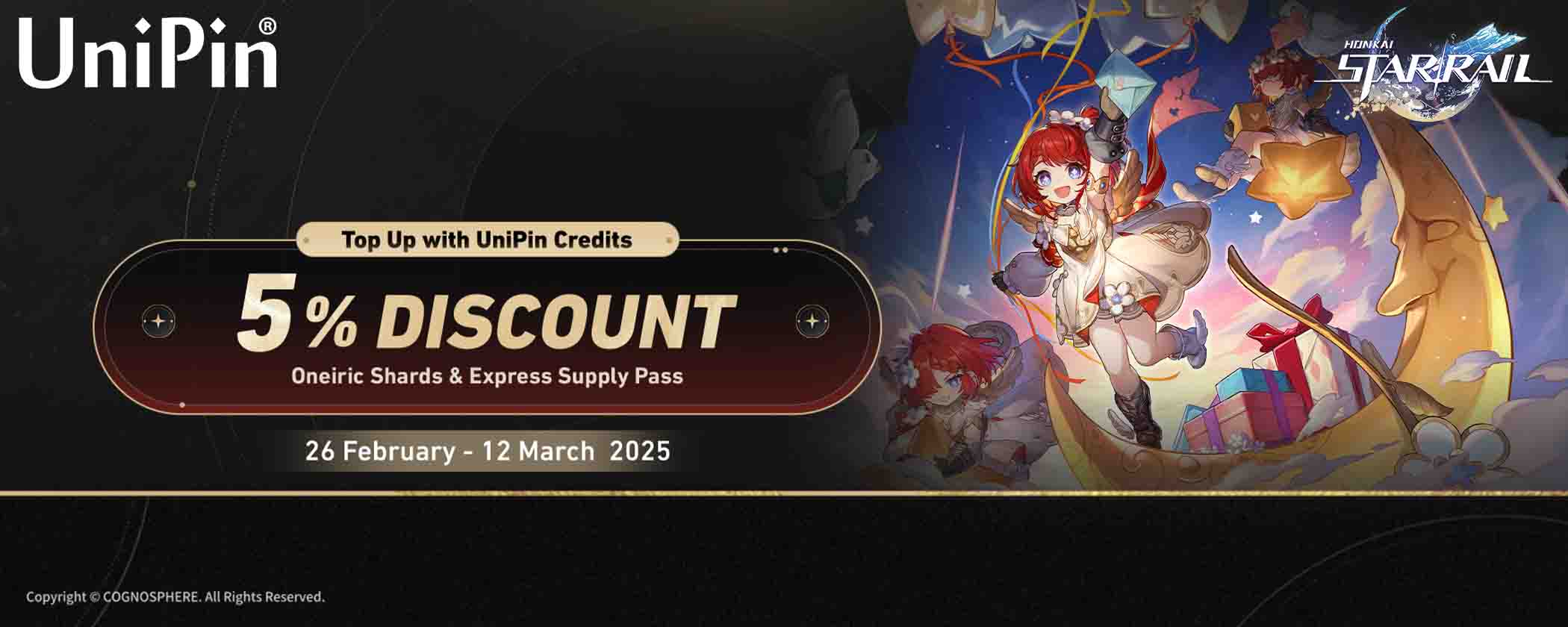 Honkai Star Rail Introducing Tribbie! Top Up with UniPin Credits and Receive 5% Discount Now!